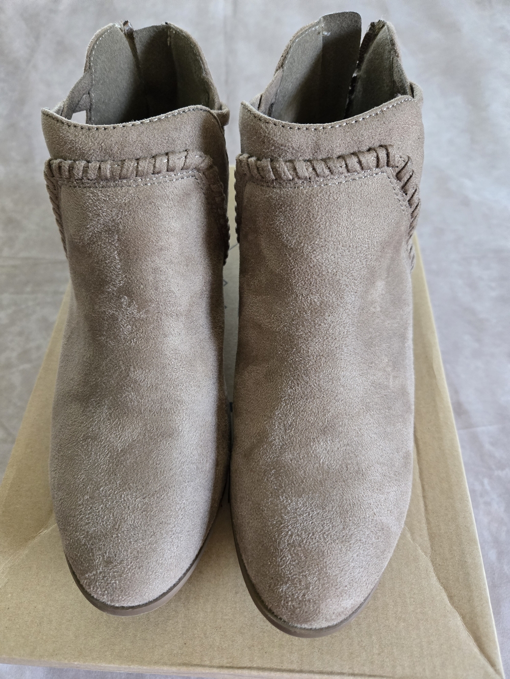 Echo Bay Size 7m Bootie Suede Tan Casual Dress Womens Shoe Boots Ankle